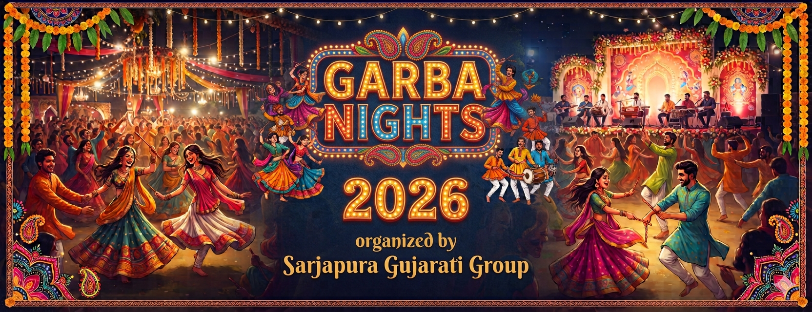 Sarjapura Gujarati Group Garba Nights 2026 